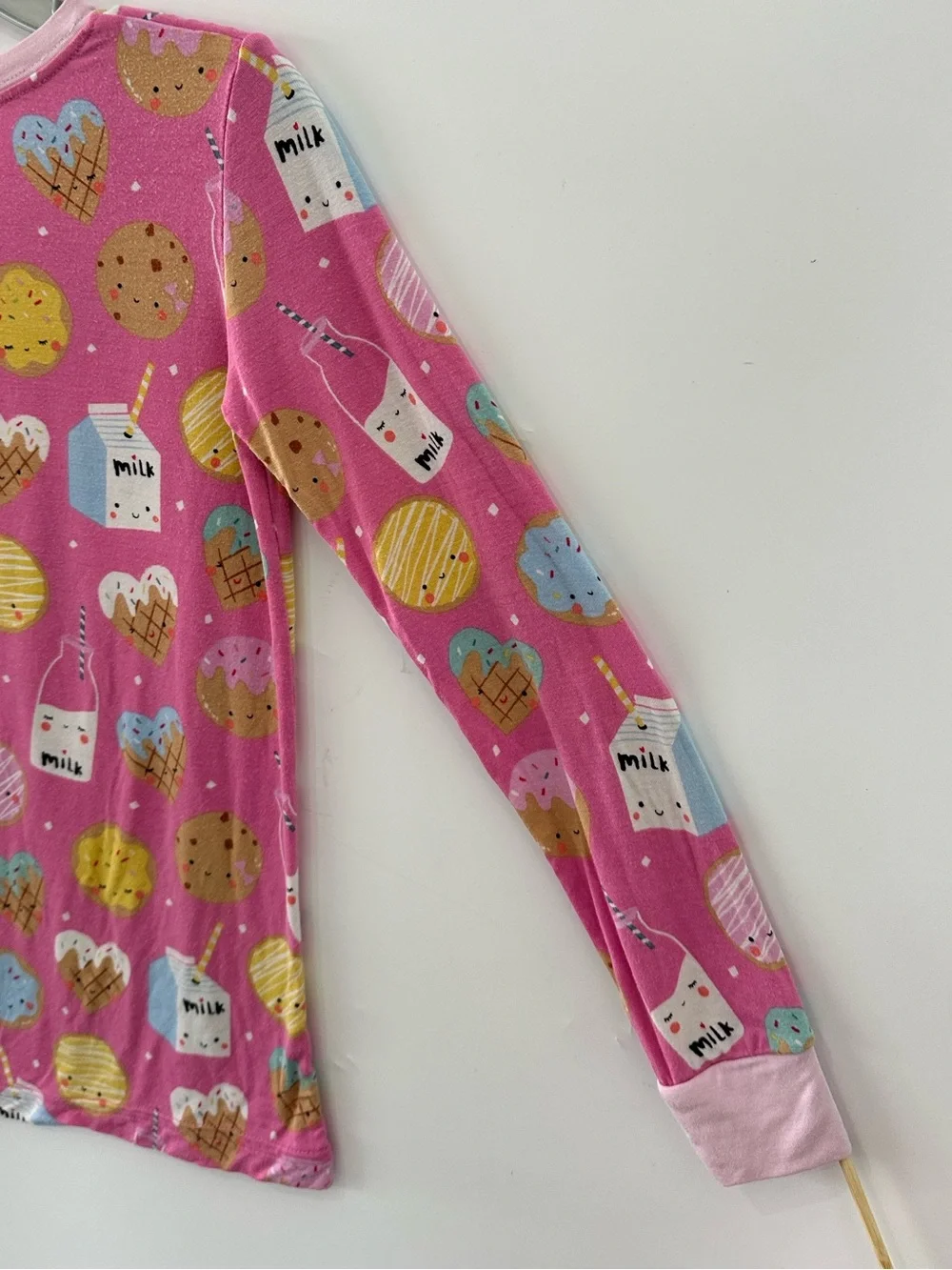 Little Sleepies Cookies & Milk PJ Pajama Set Pink Girls 5/6